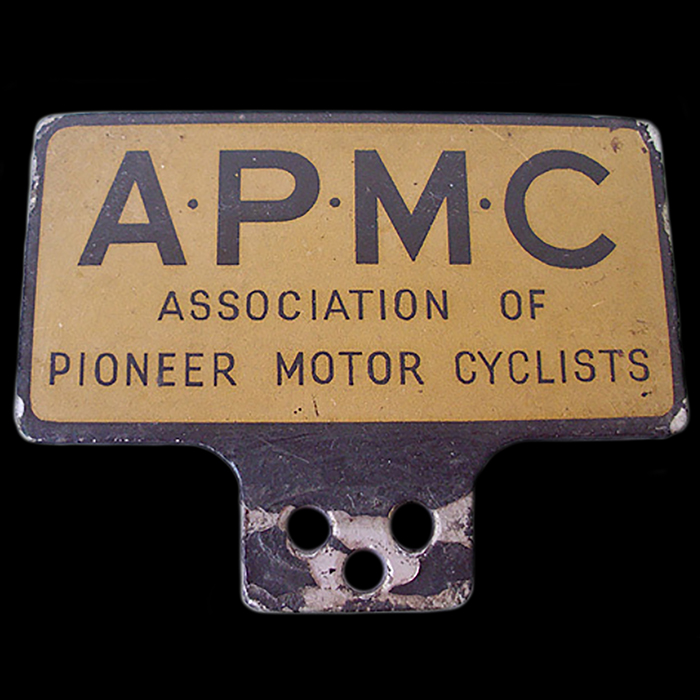 Association of Pioneer Motor Cyclists Car Badges