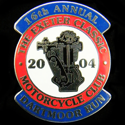 Dartmoor Run pin badge