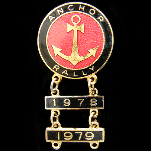 Anchor Rally pin badge