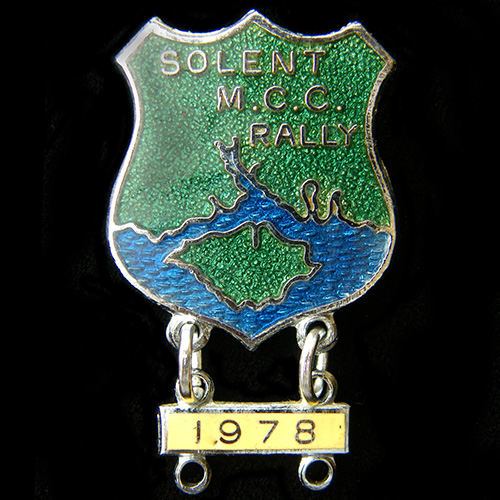 Solent Rally pin badge