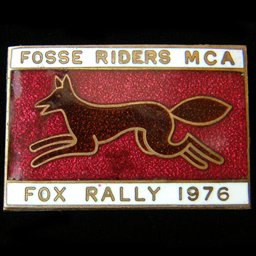 Fox Rally pin badge