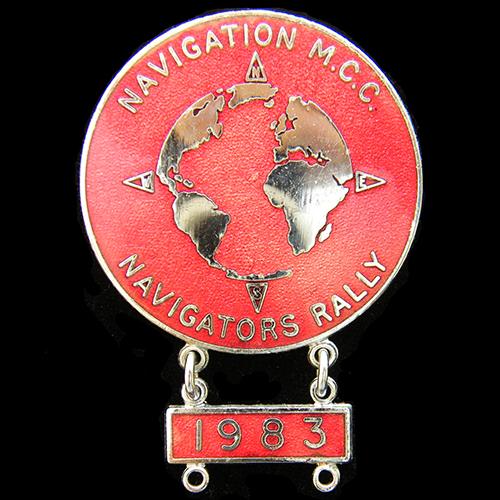 Navigators Rally pin badge