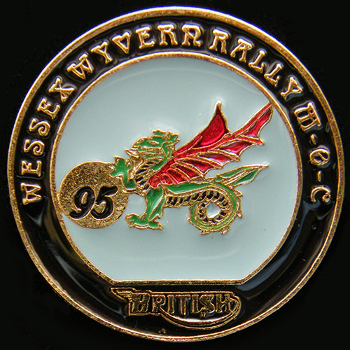 Wyvern Rally pin badge