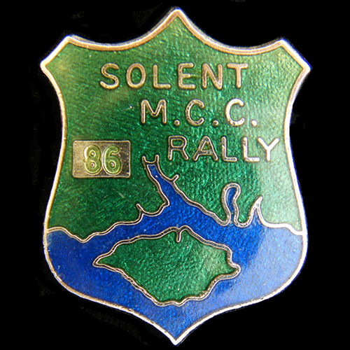 Solent Rally pin badge