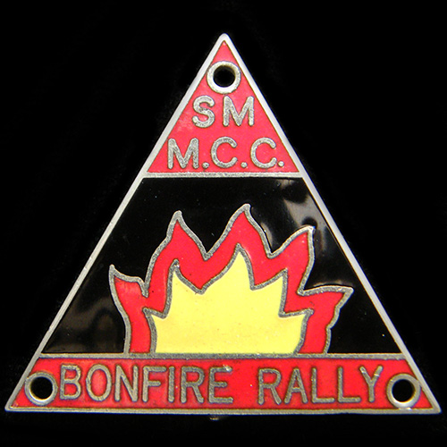 Bonfire Rally pin badge