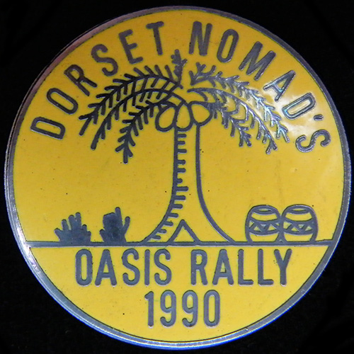 Oasis Rally Pin Badge 