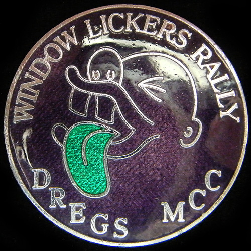 Window Lickers Rally pin badge
