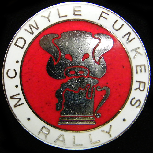 Dwyle Funkers Rally pin badge