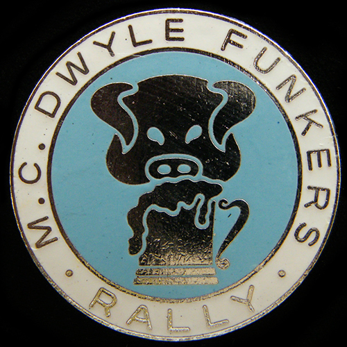 Dwyle Funkers Rally pin badge