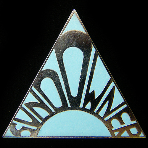 Sundowner Rally Pin Badge