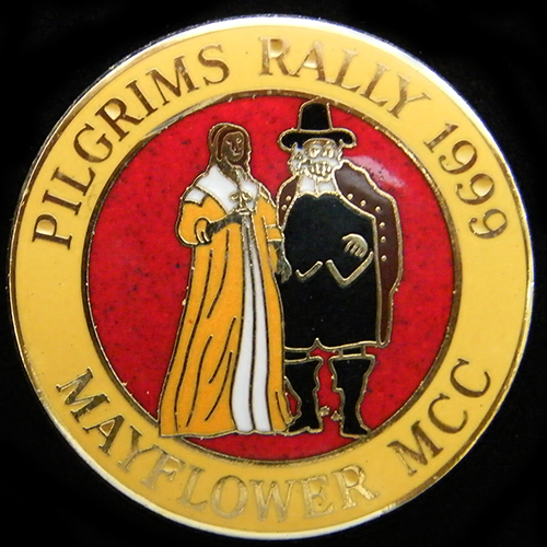 Pilgrims Rally pin badge
