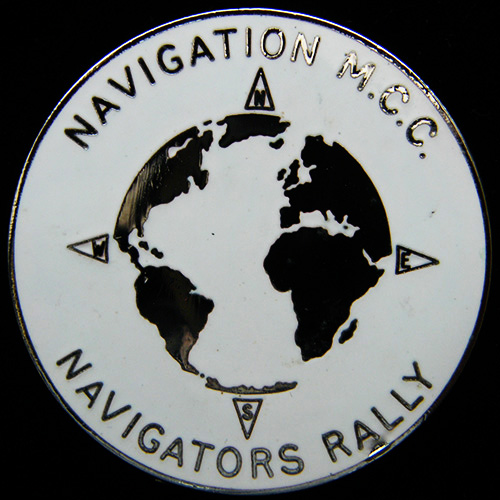 Navigators Rally pin badge
