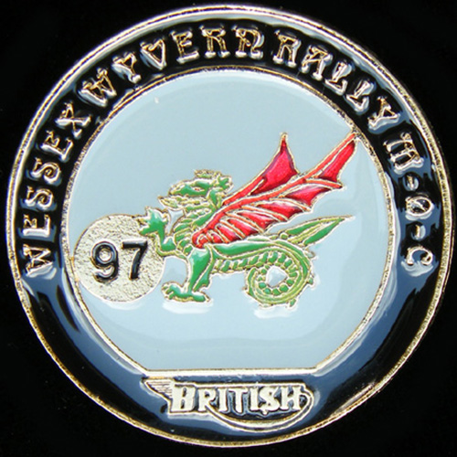 Wyvern Rally pin badge