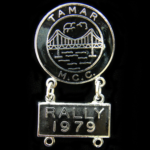 Tamar Rally pin badge
