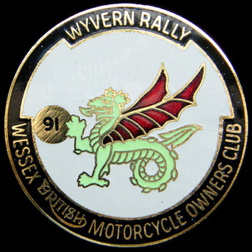 Wyvern Rally pin badge