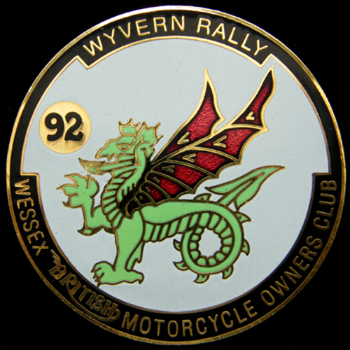 Wyvern Rally pin badge