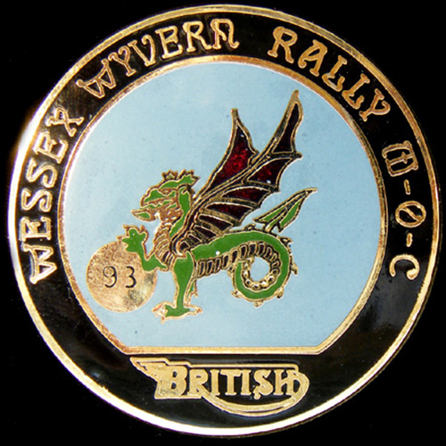 Wyvern Rally pin badge
