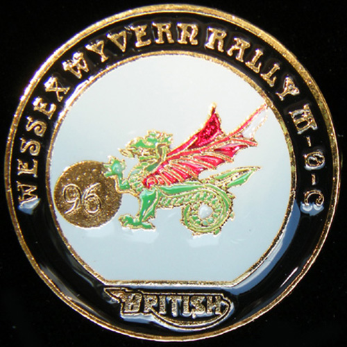 Wyvern Rally pin badge
