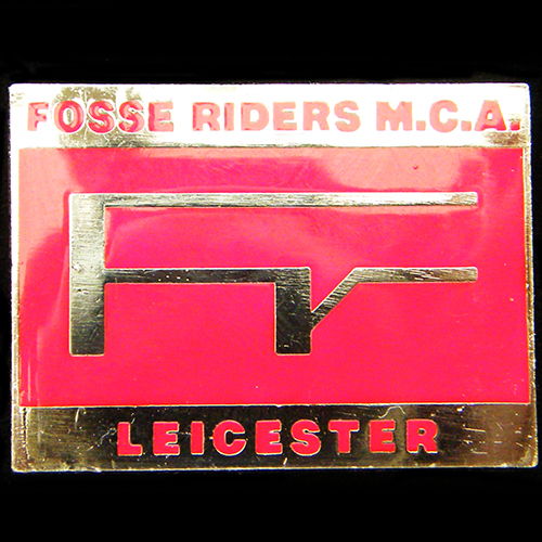 Fosse Riders M.C.A. Leicester lapel badge