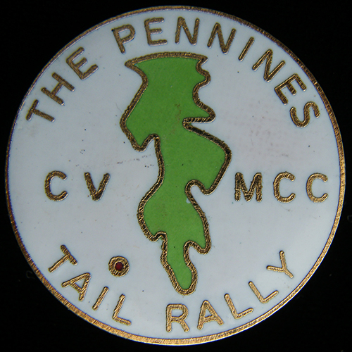 Tail Rally pin badge