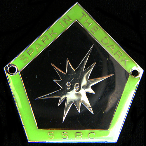 Spark in the Dark Rally Lapel badge