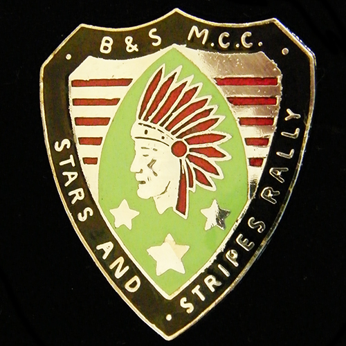 Stars & Stripes Rally Pin Badge