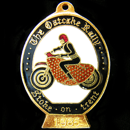 Oatcake Rally pin badge