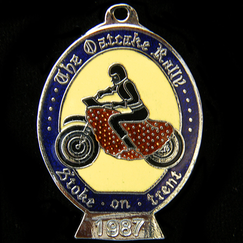 Oatcake Rally pin badge
