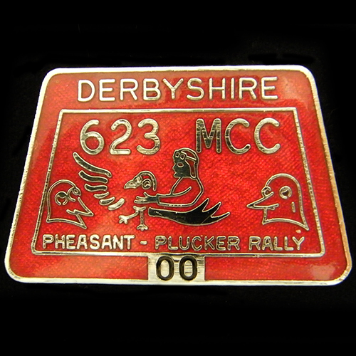 Pheasant Plucker Rally pin badge 