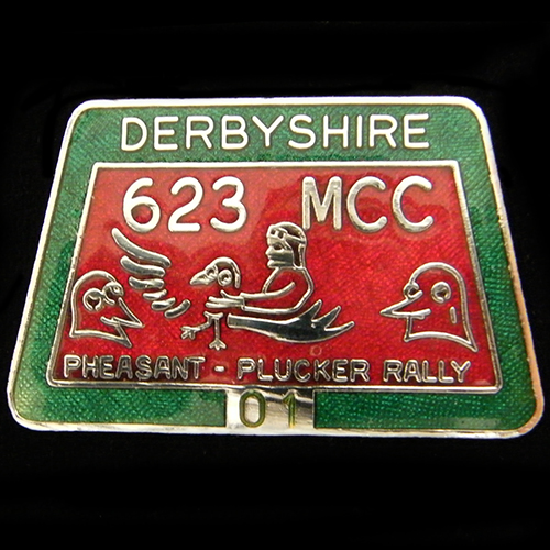 Pheasant Plucker Rally pin badge 