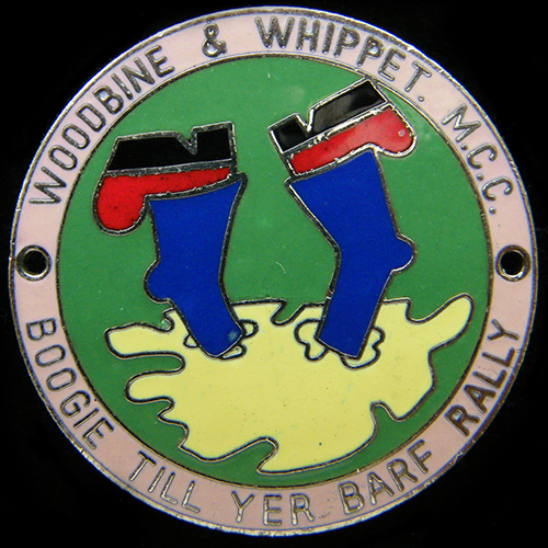 Boogie Till Yer Barf Rally pin badge
