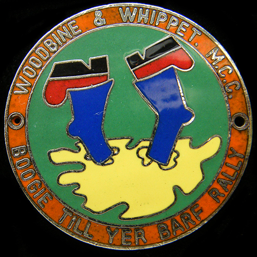 Boogie Till Yer Barf Rally pin badge