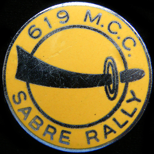 Sabre Rally Lapel Badge