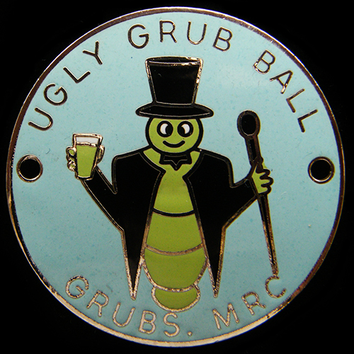 Ugly Grub Ball Rally pin badge