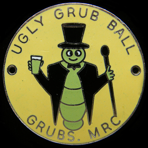 Ugly Grub Ball Rally pin badge
