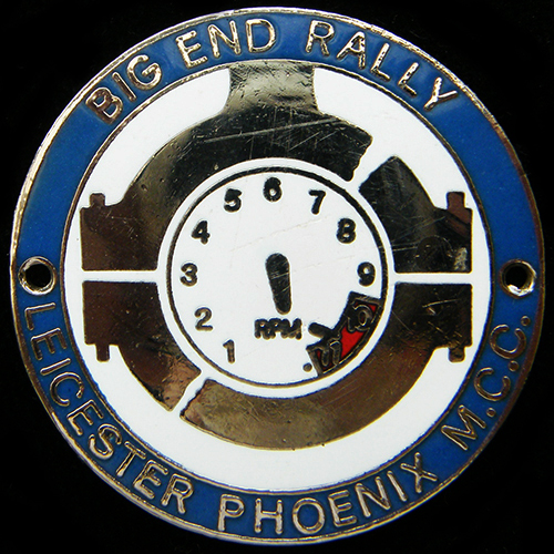 Big End Rally pin badge