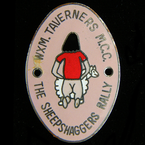 Sheepshaggers Rally pin badge