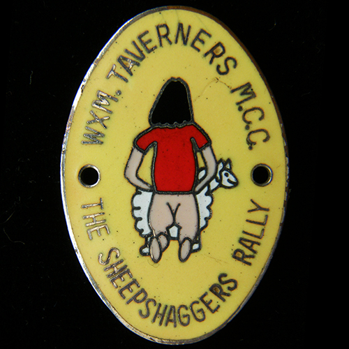 Sheepshaggers Rally pin badge