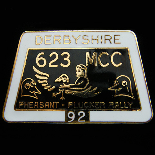 Pheasant Plucker Rally pin badge 