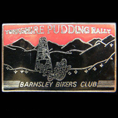 Yorkshire Pudding Rally pin badge