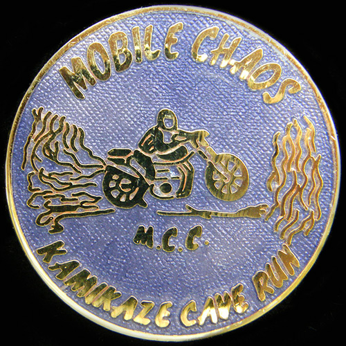Kamikaze Cave Run Lapel Badge