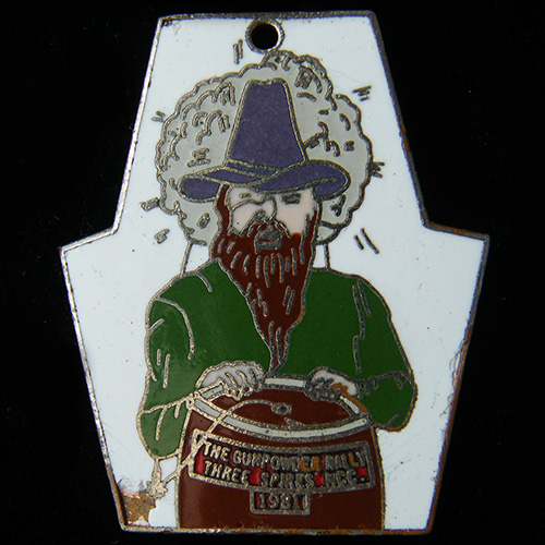 Gunpowder Rally pin badge