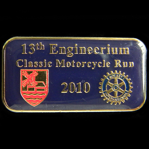 Engineerium Classic Motorcycle Run  pin badge