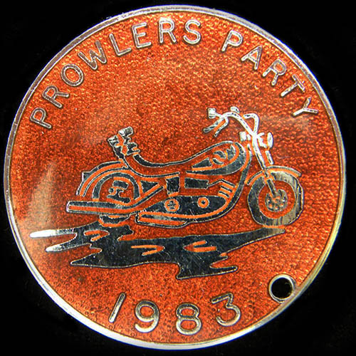 Prowlers Party Lapel Badge