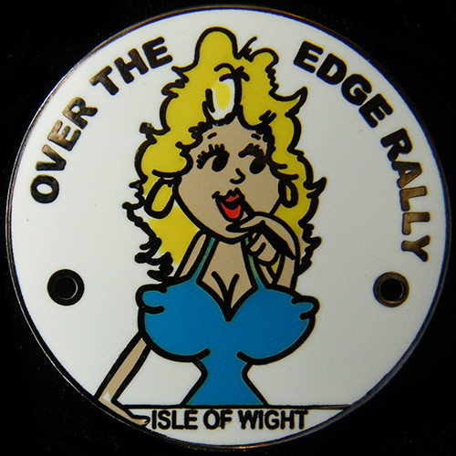Over The edge Rally Lapel badge