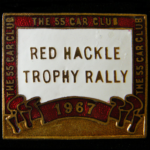 Red Hackle Trophy Rally pin badge