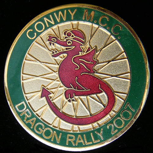 Dragon Rally pin badge