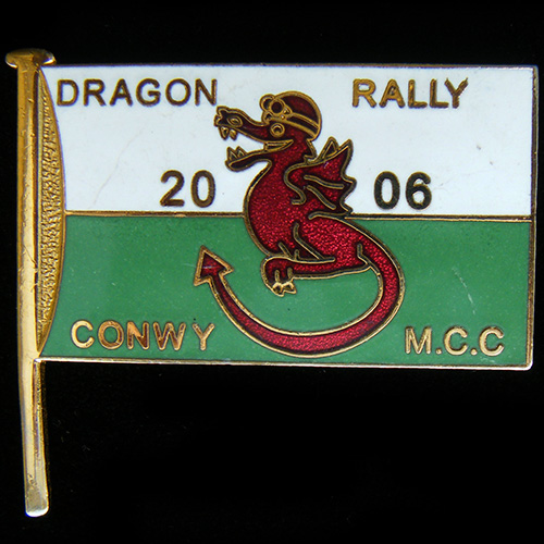 Dragon Rally pin badge