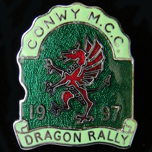 Dragon Rally pin badge