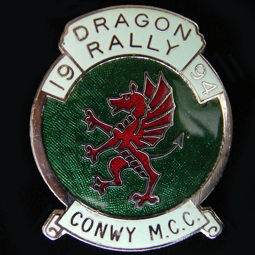 Dragon Rally pin badge